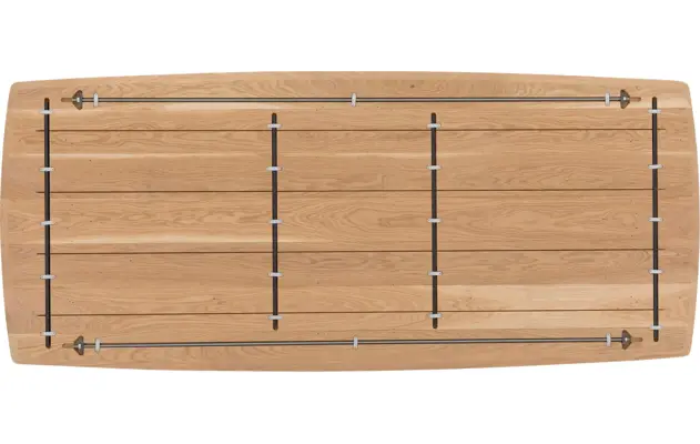 Goossens excellent eettafel uniek blank eiken - 8221500-09