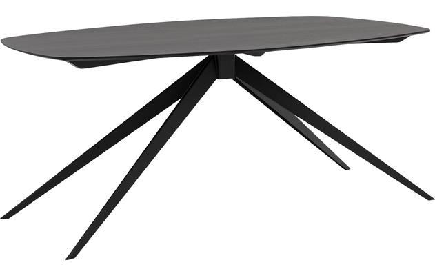 Goossens excellent eettafel uniek zwart eiken - 8221502-01
