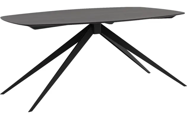 Goossens excellent eettafel uniek zwart eiken - 8221502-01