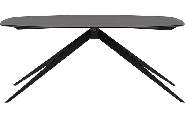 Goossens excellent eettafel uniek zwart eiken - 8221502-02