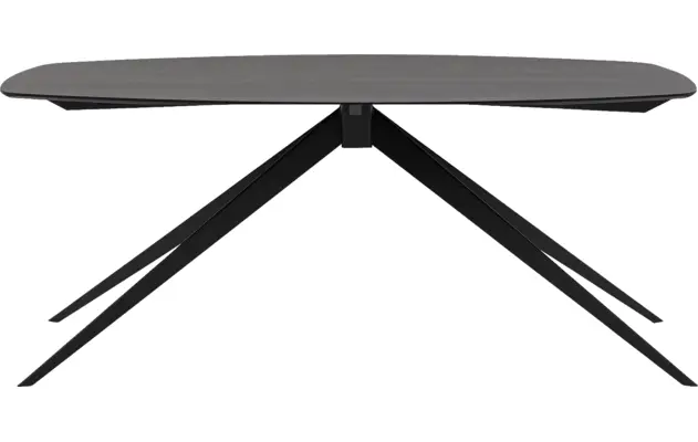 Goossens excellent eettafel uniek zwart eiken - 8221502-02