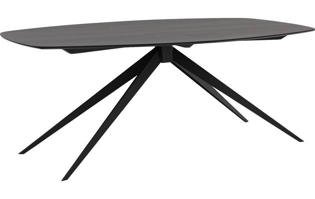 Goossens excellent eettafel uniek zwart eiken - 8221503-01