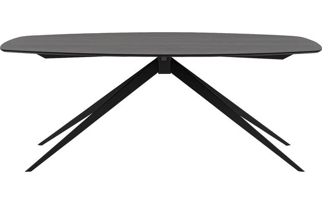 Goossens excellent eettafel uniek zwart eiken - 8221503-02