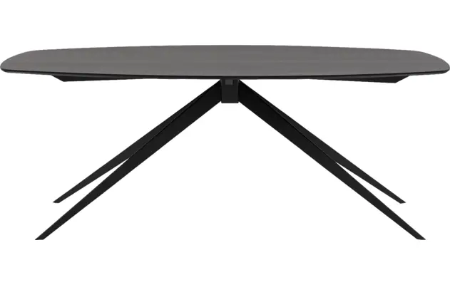 Goossens excellent eettafel uniek zwart eiken - 8221503-02