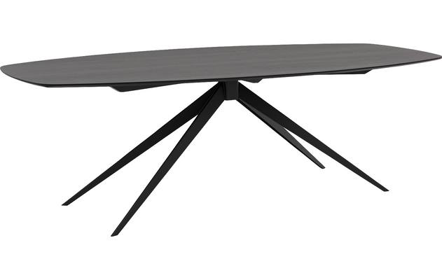 Goossens excellent eettafel uniek zwart eiken - 8221504-01
