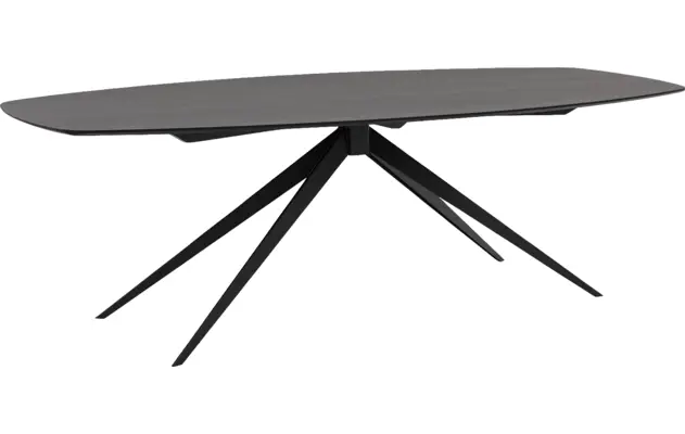 Goossens excellent eettafel uniek zwart eiken - 8221504-01
