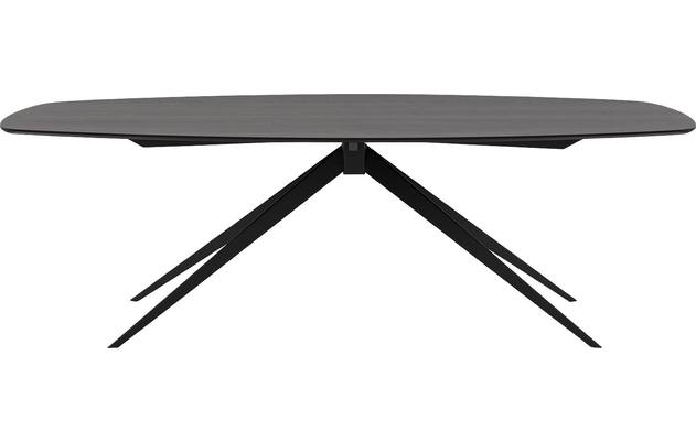 Goossens excellent eettafel uniek zwart eiken - 8221504-02