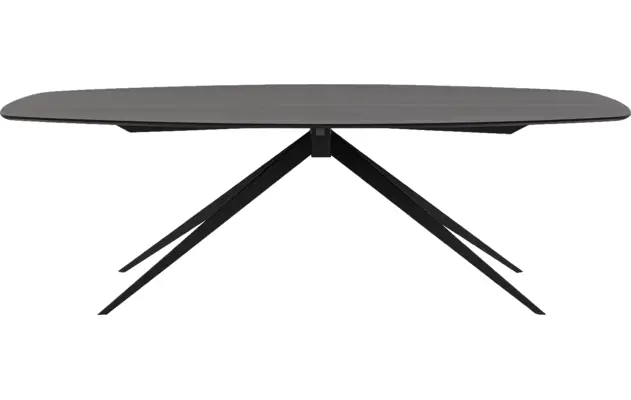 Goossens excellent eettafel uniek zwart eiken - 8221504-02