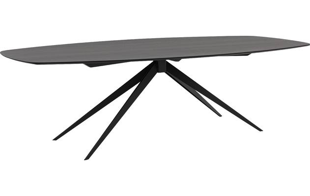 Goossens excellent eettafel uniek zwart eiken - 8221505-01