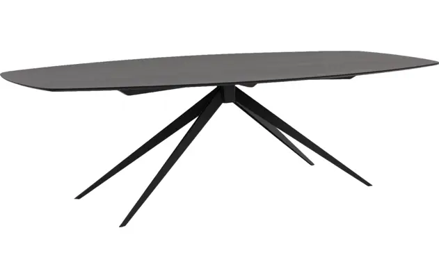 Goossens excellent eettafel uniek zwart eiken - 8221505-01