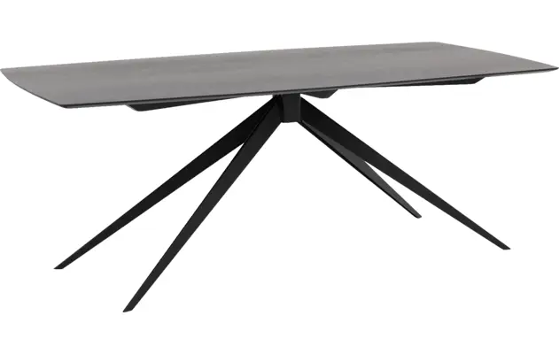 Goossens excellent eettafel uniek zwart eiken - 8221507-01