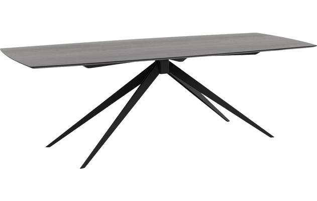 Goossens excellent eettafel uniek zwart eiken - 8221508-01