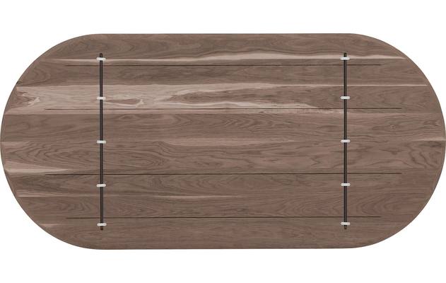 Goossens excellent eettafel uniek donker bruin eiken - 8221526-08
