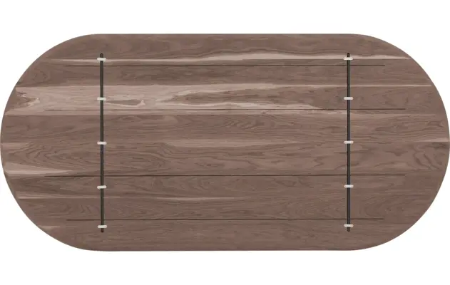 Goossens excellent eettafel uniek donker bruin eiken - 8221526-08