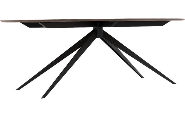 Goossens excellent eettafel uniek donker bruin eiken - 8221527-04