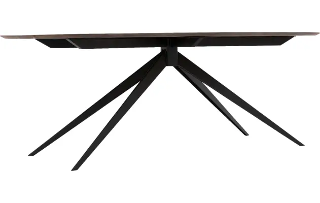 Goossens excellent eettafel uniek donker bruin eiken - 8221527-04
