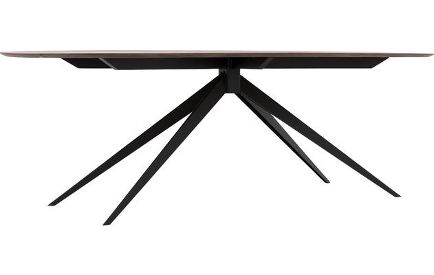 Goossens excellent eettafel uniek donker bruin eiken - 8221528-04