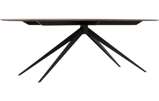 Goossens excellent eettafel uniek donker bruin eiken - 8221528-04