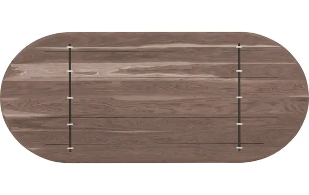 Goossens excellent eettafel uniek donker bruin eiken - 8221528-08