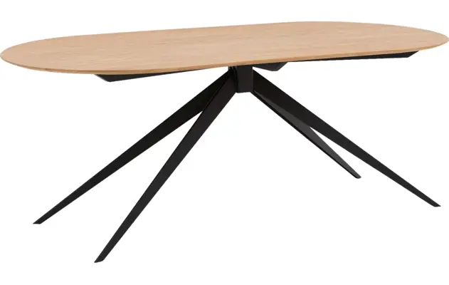 Goossens excellent eettafel uniek blank eiken - 8221555-01
