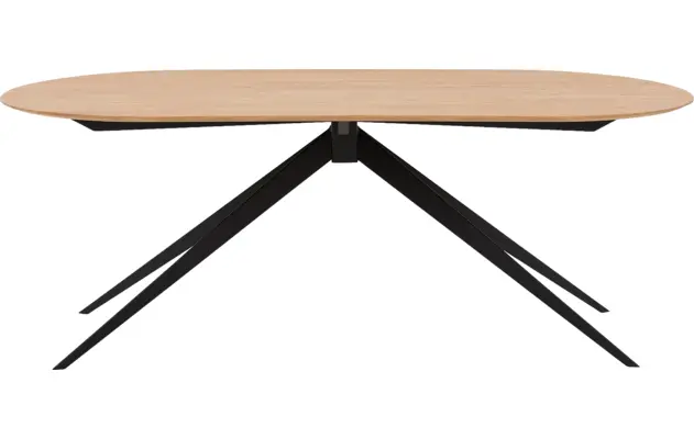 Goossens excellent eettafel uniek blank eiken - 8221555-02