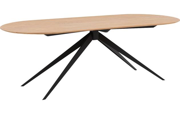 Goossens excellent eettafel uniek blank eiken - 8221556-01