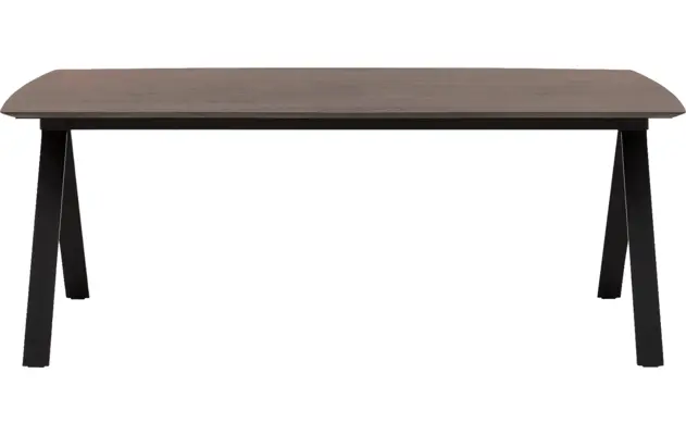 Goossens excellent eettafel uniek donker bruin eiken - 8221583-02