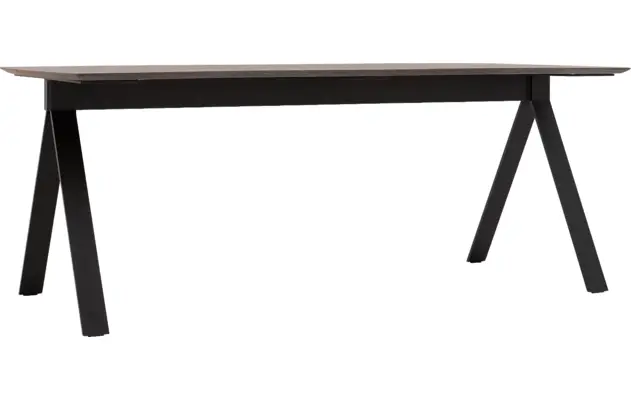 Goossens excellent eettafel uniek donker bruin eiken - 8221583-04