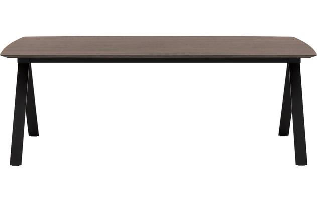 Goossens excellent eettafel uniek donker bruin eiken - 8221584-02