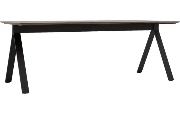 Goossens excellent eettafel uniek donker bruin eiken - 8221584-04
