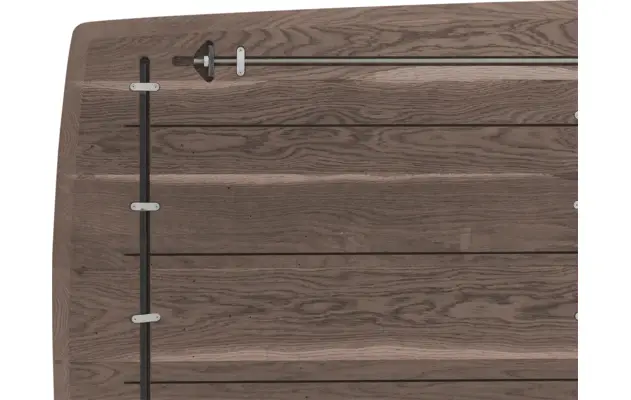 Goossens excellent eettafel uniek donker bruin eiken - 8221584-09