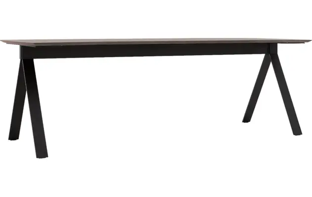 Goossens excellent eettafel uniek donker bruin eiken - 8221585-04