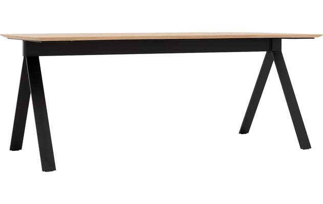 Goossens excellent eettafel uniek blank eiken - 8221625-04