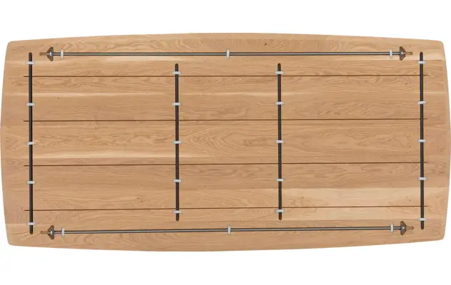 Goossens excellent eettafel uniek blank eiken - 8221625-09