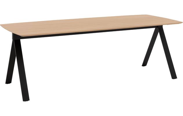 Goossens excellent eettafel uniek blank eiken - 8221627-01