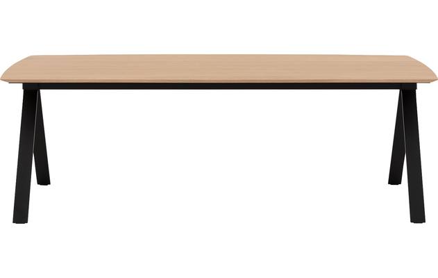Goossens excellent eettafel uniek blank eiken - 8221627-02