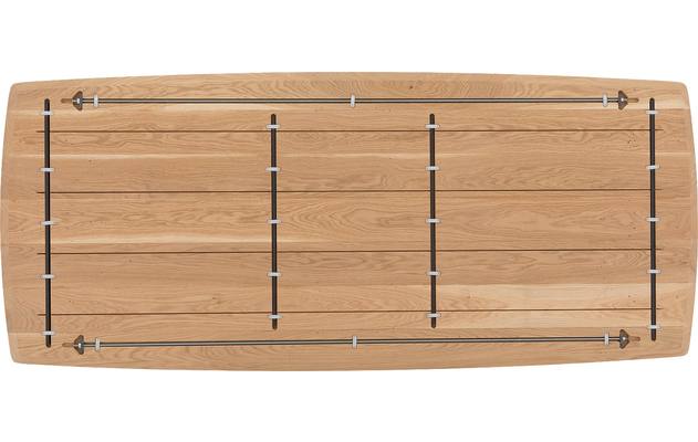 Goossens excellent eettafel uniek blank eiken - 8221627-09