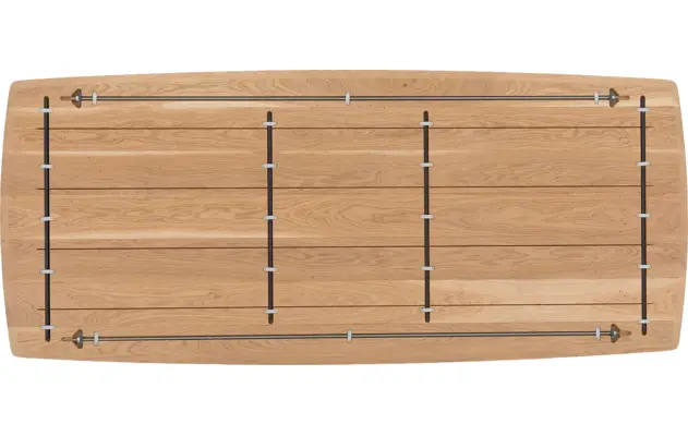 Goossens excellent eettafel uniek blank eiken - 8221627-09