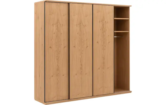 Goossens excellent kledingkast wood blank eiken - 8221797-11