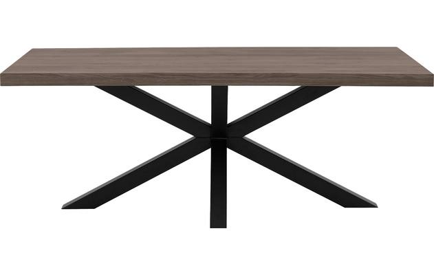 Goossens eettafel blend donker bruin eiken - 8221871-02