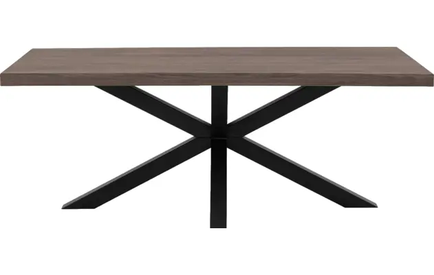 Goossens eettafel blend donker bruin eiken - 8221871-02