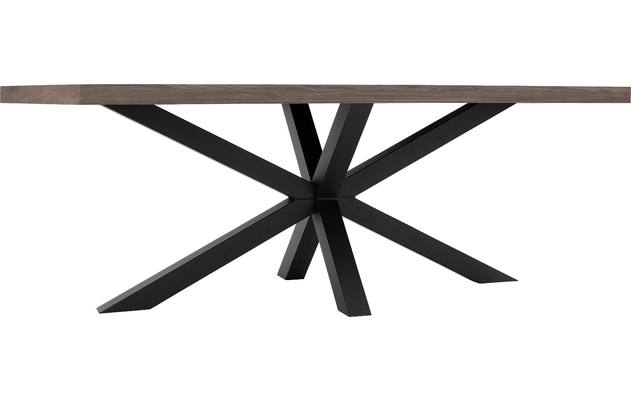 Goossens eettafel blend donker bruin eiken - 8221871-04