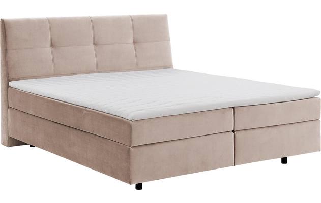 Goossens basic boxspring compleet gusta beige stof - 8221899-03
