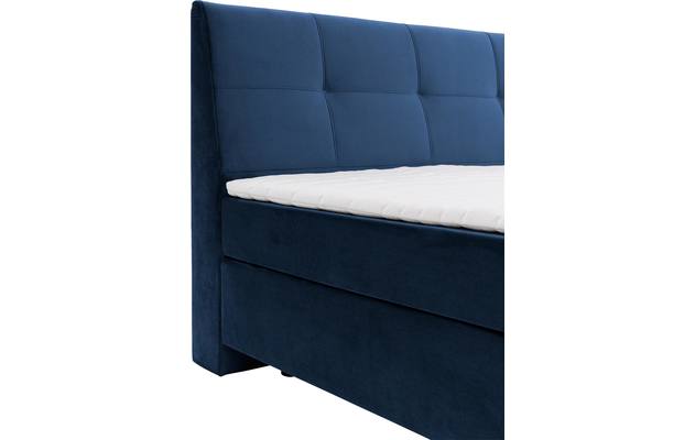 Goossens basic boxspring compleet gusta blauw stof - 8221900-04