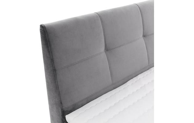 Goossens basic boxspring compleet gusta grijs stof - 8221901-05