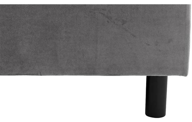 Goossens basic boxspring compleet gusta grijs stof - 8221901-06