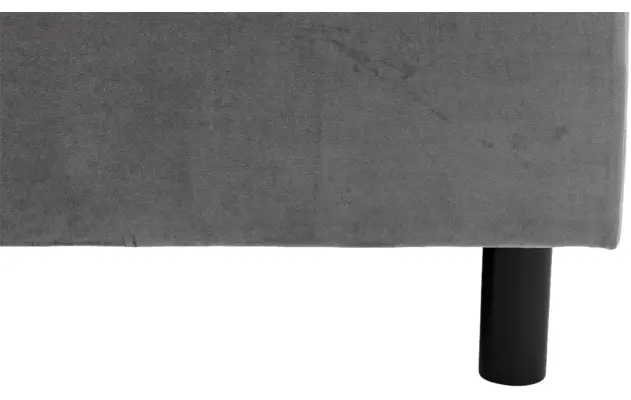 Goossens basic boxspring compleet gusta grijs stof - 8221901-06