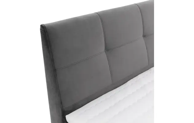 Goossens basic boxspring compleet gusta grijs stof - 8221902-05