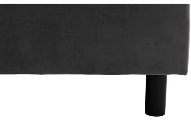 Goossens basic boxspring compleet gusta grijs stof - 8221902-06