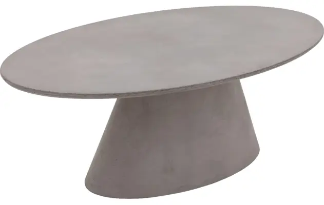 Goossens eettafel stone grijs beton - 8221988-03